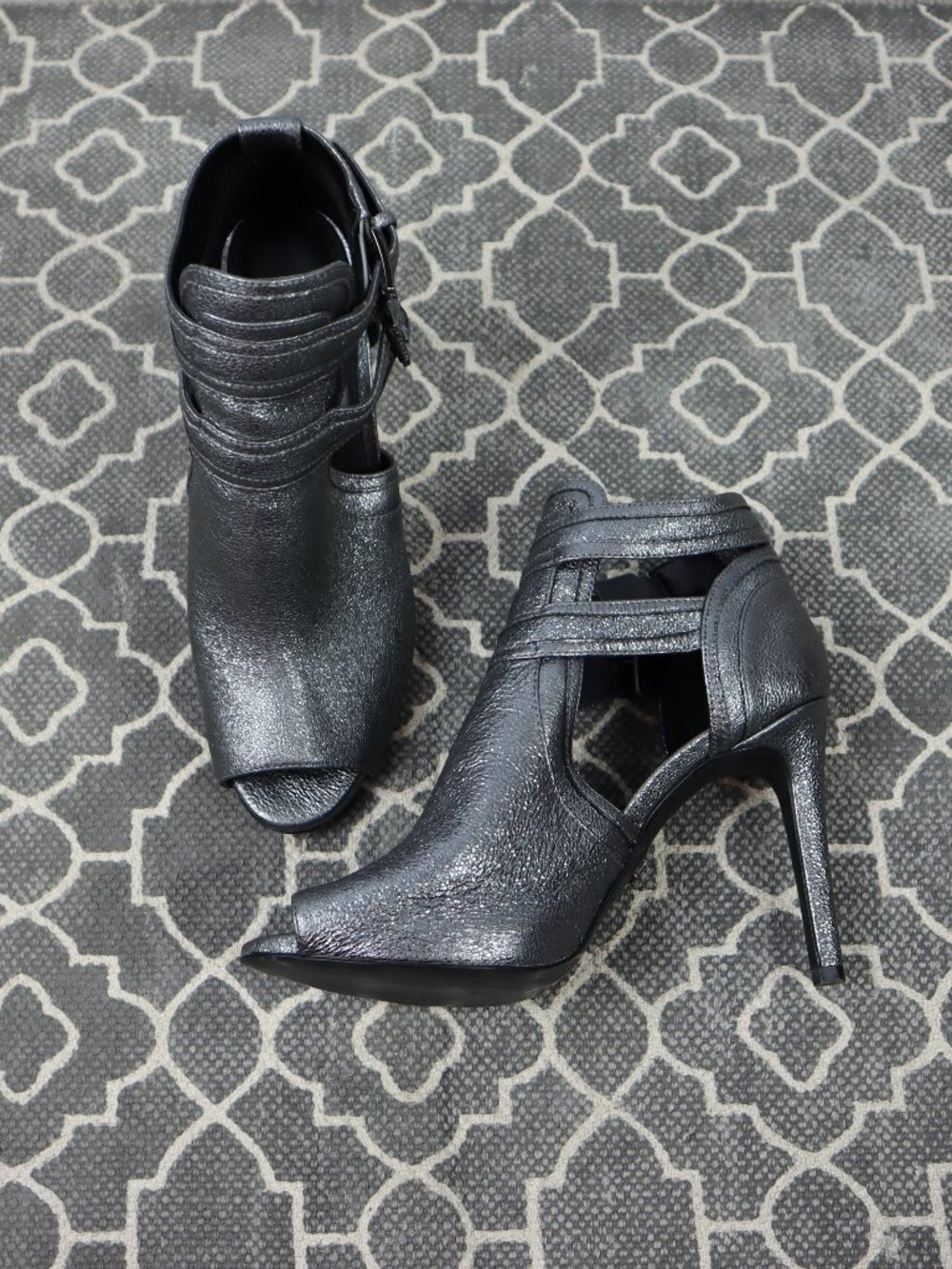 *MICHAEL KORS Leather High Heel Shoes Sz 8.5M